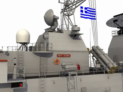 HELLENIC NAVY GREEK NAVAL FORCES 3D model