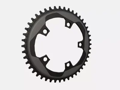 Chain ring gear Low-poly 3D model