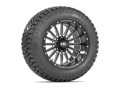 OFF ROAD WHEEL AND TIRE 15 3D model