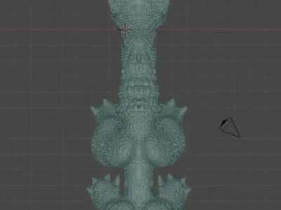 titan snake model Free 3D model