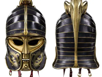 Dragons Helm of Dor Lomin 3D model