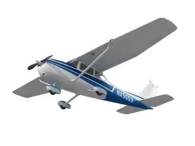 Cessna 172 3D model