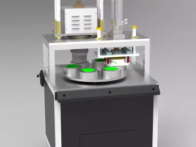 Cup-mask-production-machine cnc plastic injection moulding ma... 3D model