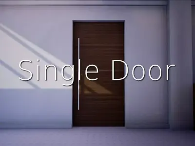 Single Door SHC Quick Office LM Low-poly 3D model