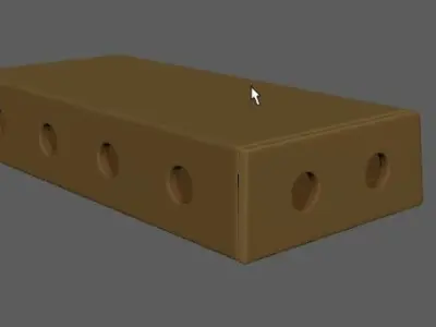 Wooden cage 3D model