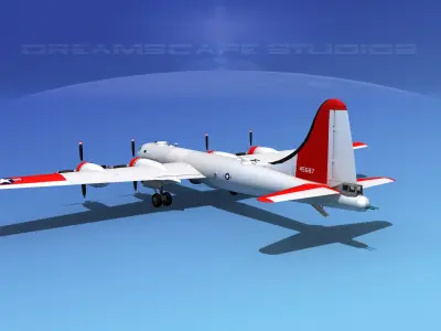 Boeing B-29 Superfortress Rescue 3D model