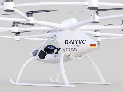 VTOL Drone 3D model