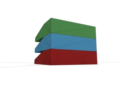 Paper Trays SHC Quick Office LM Low-poly 3D model