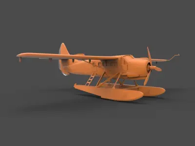 DHC-3 Otter 3D print model
