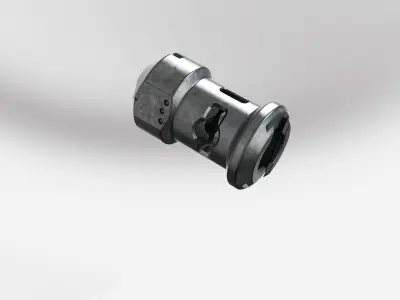 muzzle brake vol17 3D model