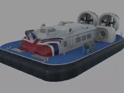 Hovercraft Griffon 12000TD 3D model