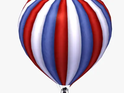 Hot Air Sports Balloon 3D model