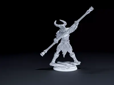 Dragon born warrior V5 3D print model