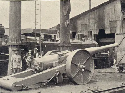 British Naval Gun Free 3D model