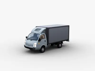 Hyundai Porter H100--2024 Low-poly 3D model