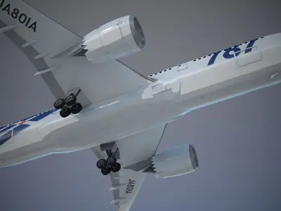 Boeing 787 Dreamliner ANA airlines 3D model