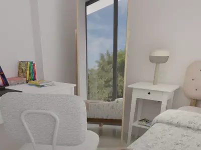 Stand Mirror IKEA IKORNNES Free 3D model