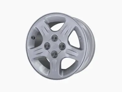 Nissan Sentra 1998 15 OEM wheel Low-poly 3D model