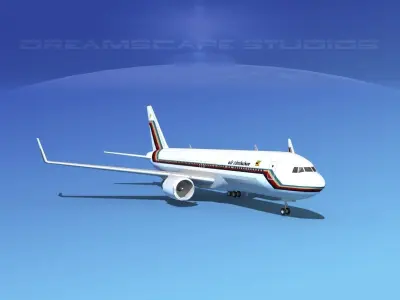 Boeing 767-300 Air Zimbabwe 3D model