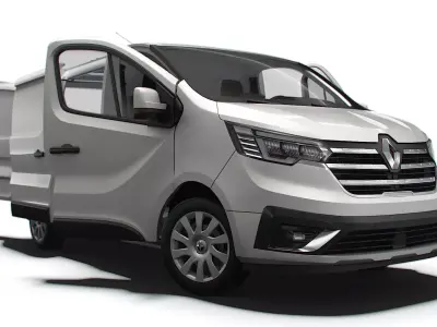 Renault Trafic L1H1 HQInterior 2023 3D model