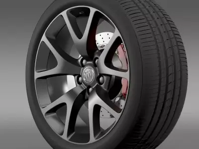 Buick Regal GS wheel 3D model
