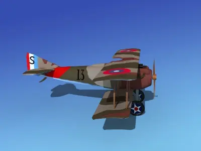 SPAD VII 3D model