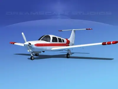Piper Turbo Arrow III 3D model