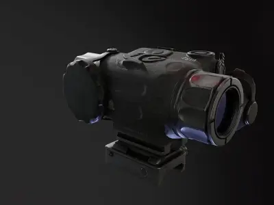 SkeetIR x Thermal Optic Low-poly 3D model