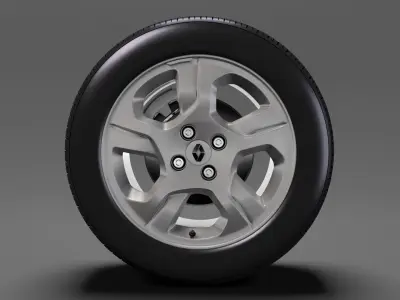 Renault Logan wheel 2017 3D model