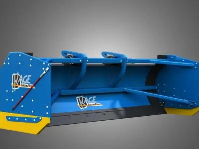 Kage SnowFire Plow System 3D model