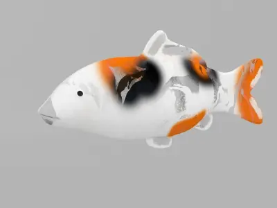 Koi Fish 3D model