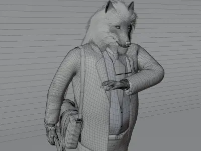 MoonA Businessman  3D model