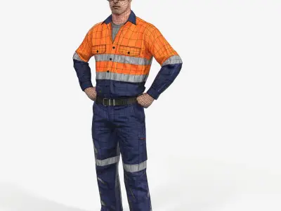 Workman Mining Safety DANIEL 3D model