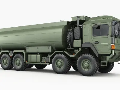 MAN HX77 tanker 3D model