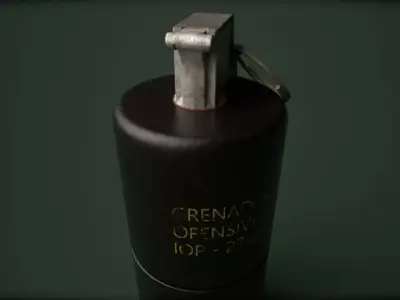 Grenade Pack Game Ready Low-poly 3D model