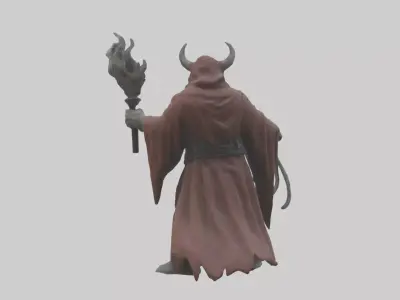 Crazed cultist model 3D model