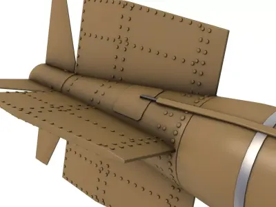 Bolt 117 Laser Guided Bomb 3D model