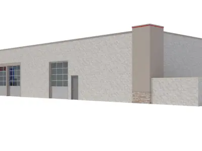 Retail-009-Auto Service 3D model