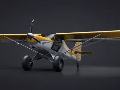 Kit Fox S7 Bushplane 3D model