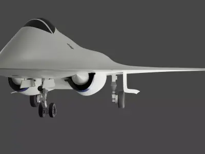 SUKHOI T-60 GOLUB aka THE PIGEON RUSSIAS 6TH GEN CONCEPT FIGHTER 3D model