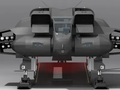 Aliens USMC Dropship Free 3D model