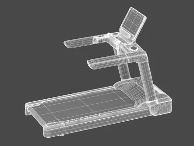 Life Fitness Treadmill Integrity Plus 3D model