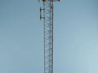Telecommunication Towers collection 3D model