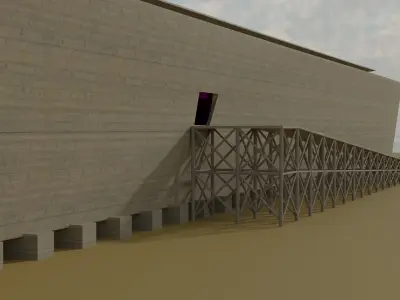 The Ark 3D Model boat Free 3D model