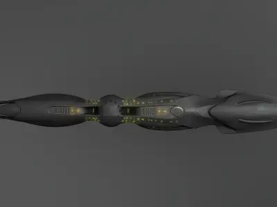 45-1SeaQuest-DSV futuristic spaceship 3D model