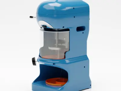 Ice Shaver 3d model kitchen tool 3D model