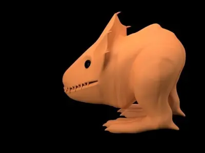Baby Dinisaur Free low-poly 3D model