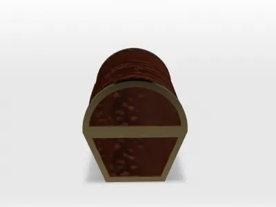 Treasure chest Free low-poly 3D model get