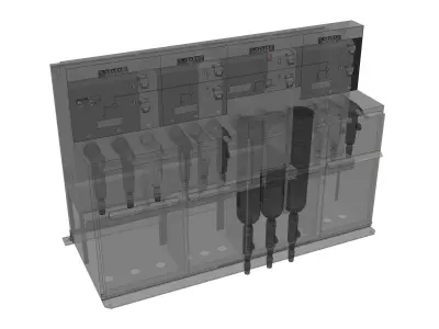 Medium voltage ring main unit RM6 IIQI Free 3D model
