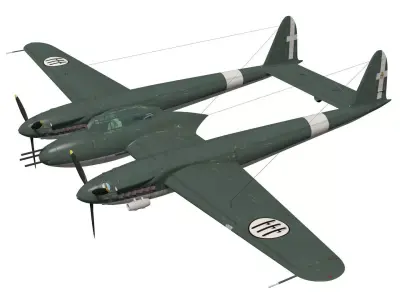 Savoia-Marchetti SM91 3D model